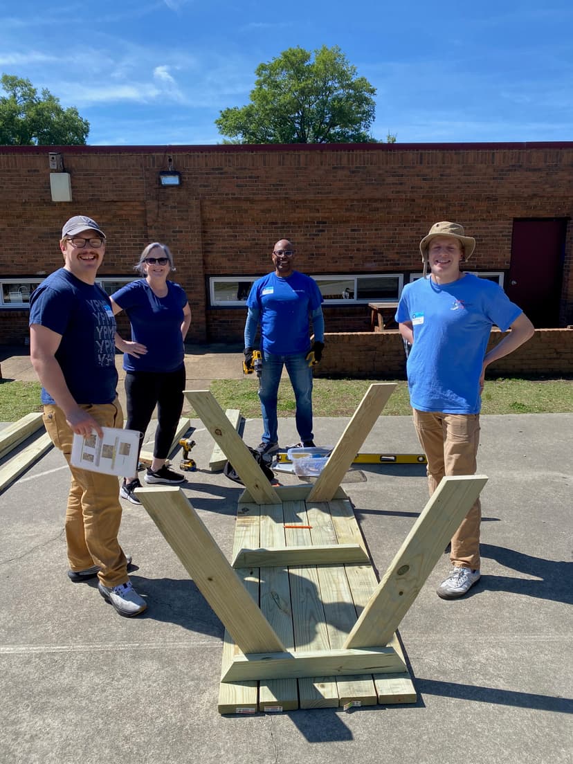 Yale Club Richmond Virginia RVA Yale Day of Service at Anna Julia Cooper School 2025